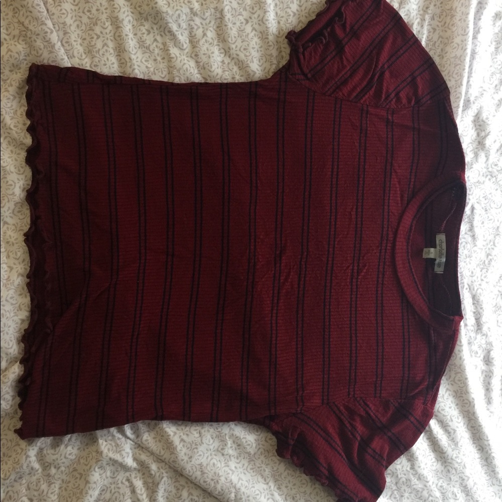 Charlotte Russe lettuce cut shirt size small